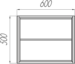 Акватон Тумба под раковину Брук 60 дуб феррара – фотография-3